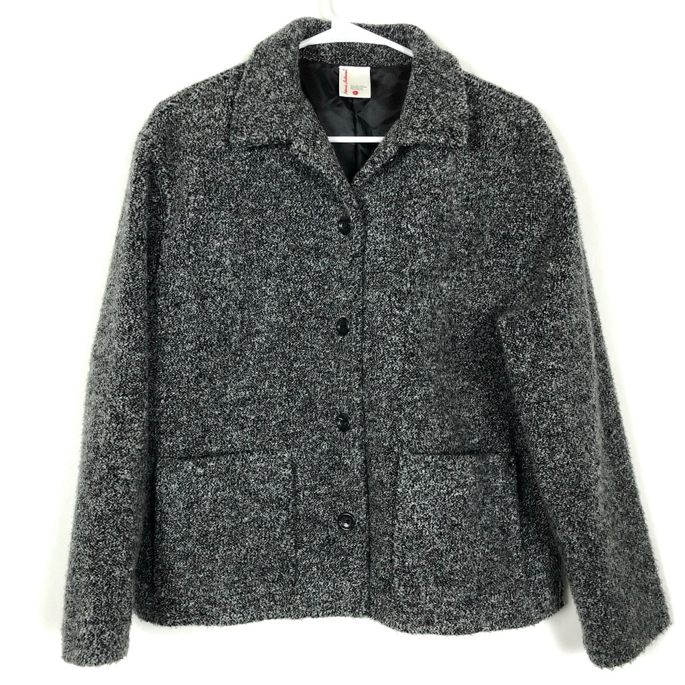 Hanna Andersson Gray Fuzzy Jacket